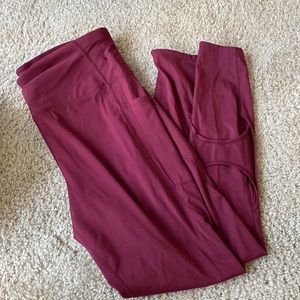 Avia Maroon Leggings